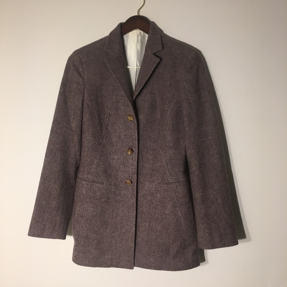 Neiman Marcus Cashmere/Wool Mix Coat
